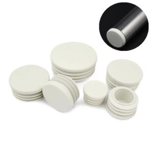 10 Chiếc Nắp Bịt Đầu Ống Nhựa Tròn Màu Trắng Dùng Cho Chân Đồ Nội Thất Chống Bụi Bịt Lỗ Bảo Vệ Nắp Trong Ống Vuông