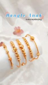 Nice Jewelry Gelang xuping anak gelang bangle bola kombi perhiasan lapis emas gold GA 019