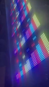 ❣️huruf❣️Lampu Sorot Lampu Panggung RGB Full Color 960 LED Penuh Warna Atomic 1000W 120 segment body tebal Klub Acara Pesta DJ  Disco Disko Lighting Panggung RGB Fullcolor DMX 512 Bisa ikut Suara Bisa Auto Run Flash Blizt MOOISHC