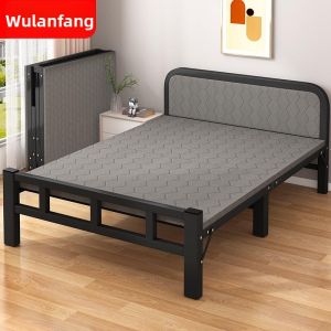Metal Foldable Bed for Single Use Rental Home Duty Dorm Office Nap