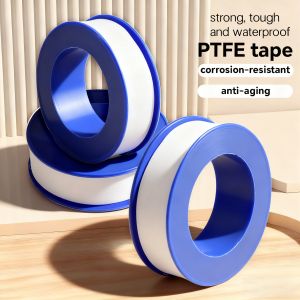 PTFE Plumbers Tape High-Density Pipe Sealing Tape Waterproof Gas Plumbing Thread Tape White Water Sealant Seal For Shower Head
