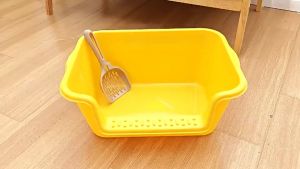 Cat Litter Box Large Capacity With Scoop Cat Toilet Anti splashing