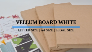 Magic photo Vellum Board White 180gsm Short/A4/Long (100sheets)