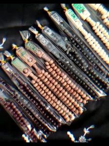 Oleh-oleh Ibadah Haji Umroh Tasbih Kayu isi 33 Butir Motif Cantik Prayer Beads