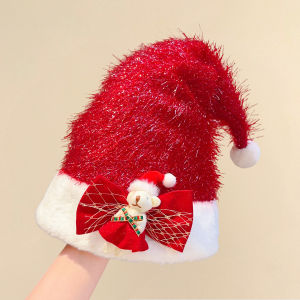 Christmas Hat Santa Claus Headwear Magic Wand Childrens Decorative Wizard Cap Girls Boys Festive Strange Gift