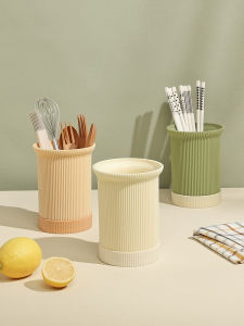 Hộp Đựng Thìa Nhựa Hình Tròn Đựng Đồ Nhà Bếp Kiểu Mới Nước Ta Lưu Trữ Đồ Dùng Gia Đình Để Bàn Ăn Đựng Đồ Đựng Nước Trong Suốt