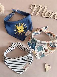 SHENGFEILA | High End Pure Cotton Baby Drool Bibs 3 Packs