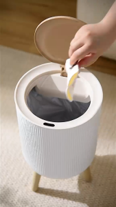 Easyhome.sg Nordic Smart Sensor Bin | Auto Open & Auto Close | Hidden Trash Bag | Bedroom Living Room Bin