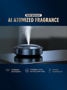 Yashinuo DIY Car Logo Smart Car Aroma Diffuser Car Fragrance Diffuser Smart Spray Air Freshener Essential Oil Luxury Car Interior Accessories Decorations With Essential Oils