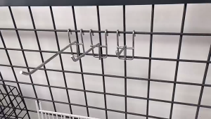 10-25cm Supermarket Screen Hooks For Screen And Grid Wall Wire Mesh Hanging Hooks