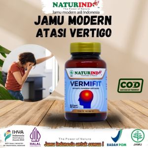 Obat Sakit Kepala Vermifit Vertigo Migrain Pusing Mual Herbal Vermifit Naturindo