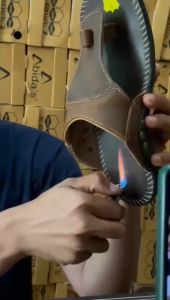 Saman Mode Jepit Sandal Kulit Sapi Kode TB Cocok Buat Pria Jantan Cowok Macho