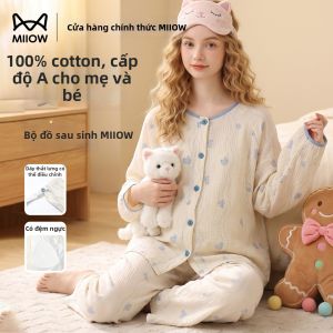 MiiOW | Đồ Ngủ Bằng Cotton và Đệm Vú Cho Mẹ Bầu