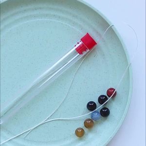 1Roll 40m 0.8mm Colorful Stretch Wire Thread DIY Beading Stretch Cords Elastic Line Beading Needles Handicraft Accessories