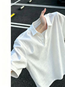 Summer Thin Breathable Ice Silk Polo Shirt