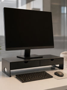 evesigar | Display Heightening Stand Monitor Desk Shelf Keyboard Tray