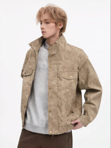 ALLIN | Moto Jacket Men and Couples Spring Autumn American Vintage Style