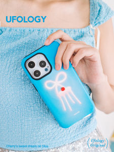 Ufology Original Magnetic Butterfly Knot Full Cover Chair Design Phone Case for 16Promax 15Pro 14 13 12 New 2In1 Models