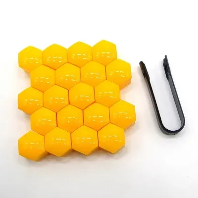 17/19/21 mm 20 Pcs Car Wheel Nut Caps Protection Anti-Rust Auto Hub Car Tire Screw Caps Nut Bolt Covers Caps Exterior Decoration