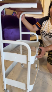 Rak Troli Susun Rak Penyimpanan Dapur Dengan Roda Rak Dapur Rak Kamar Mandi