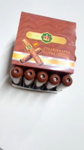 30pcs Cigar Shaped Choco Pop Beans Candy TOY KING SHOP