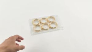 24 Pack Curtain O-Rings Multifunctional Purpose Decorative Metal Shower Curtain Rings Smooth Rustproof Iron Bath Drape Loop