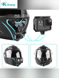 Motorbike Action Camera Accessory Motorcycle Helmet Chin Strap Belt Mount for GoPro