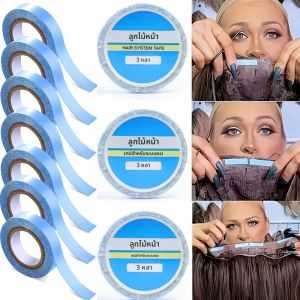 5PC ลูกไม้ด้านหน้าสนับสนุนวิกผมเทปสองด้านกันน้ํา Super Hold กาวสําหรับวิกผมลูกไม้ด้านหน้า Toupee ชิ้นผมHair EXTENSION