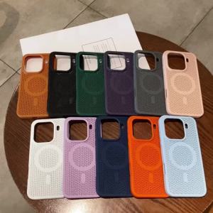 For OPPO Find X9 Pro X8 Phone Case Fashion Honeycomb Heat Dissipation MagneticTPU Cover For Oppo Find X 9 Pro Shockproof Bumper