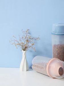 1000ml/1500ml Dog Food Storage Container Transparent Pet Food Sealed Jar with Scale Pet Food Storage Dispenser Dog Accessories