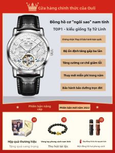 OLEVS | Đồng Hồ Nam Tự Động Khung Xương