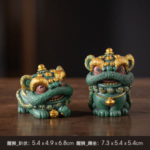 Đồ Trang Trí Bàn Trang Trí Nhà Dễ Thương Tranh Vẽ Tay Bằng Vàng Nhiều Màu Trò Chơi Sư Tử Sáng Tạo Trang Trí Phòng Khách Đồ Thủ Công