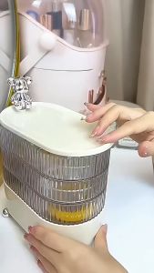 Jewelry Box Rotating Multilayer PP Rotating Design Multi-scene use Desktop Storage
