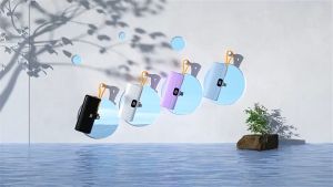 PB14 5000mah Mini Powerbank Portable And Lightweight Mini Emergency Charge Power Bank Built In 2 Cable Power Banks 迷你充电宝 便携移动电源