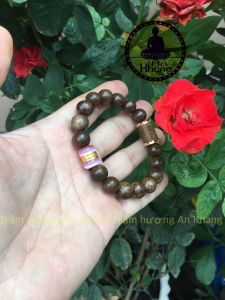 Vòng tay trầm hương tốc tự nhiên mix charm cao cấp