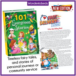 My Colourful 101 Evergreen Stories - Kids Story Book - Children - Beginners - Preschool - Story Book