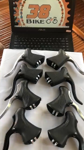 Trọng lượng nhẹ Nhôm Trước sau Xe đạp leo núi Xe đạp đường trường Chống trượt Tay phanh xe đạp Thanh thả xe đạp Đạp phanh xe đạp Bộ tay lái