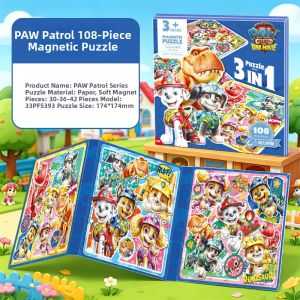 Disney | Quiet and Educational Magnetic Advanced Puzzle for Toddlers