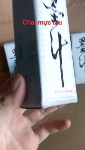 Chai mực tàu đen 100ml Hộp mực tàu đen viết thư pháp dùng trong xây dựng