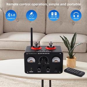 ⭐⭐⭐SA-90 Household Fever Grade Biliary Power Amplifier U Disk Bluetooth HiFi Electronic Tube Small Audio Power Amplifier