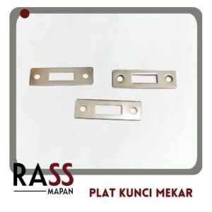 ECER Plat Kotak Lubang Kunci Mekar Laci Lemari Sliding 1 pcs