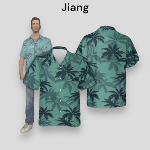 Áo sơ mi họa tiết cây dừa GTA - Áo Tommy Vercetti chất lụa mềm mịn