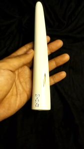 once pipa gading asli lokal gg pucuk 17cm mulus original