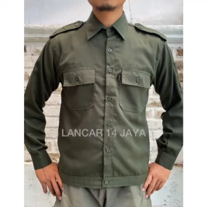 Kemeja Twill Pria Impor Lengan Panjang Premium Kemeja twill Polos Pria Wanita Casual Distro