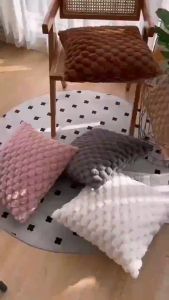 Supersoft Plush Throw Pillow Case Home Decorative Luxury Series Square Nordic Style Pillow Cover for Sofa or Bed
