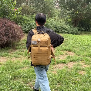 MITSOSA Large Capacity Tactical Mens Backpack Waterproof Trekking Military Combat Bag for Hiking Camping