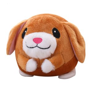 New USB Rechargeable Electronic Interactive Dog TBall Toy Plush Jump Ball Talking Pet Doll New Gift for Fetch & Chewing