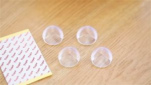 Bịt góc bàn bọc cạnh bàn kính cạnh tủ vuông bằng silicon an toàn cho bé