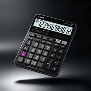 Casio | Casio DJ-120D Ergonomic Calculator - Fits Comfortably in Hand Portable and Convenient for Travel. Travel Calculation Tool