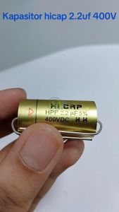Kapasitor Hi Cap 2.2 uf 400v - Kapasitor audio kualitas bagus